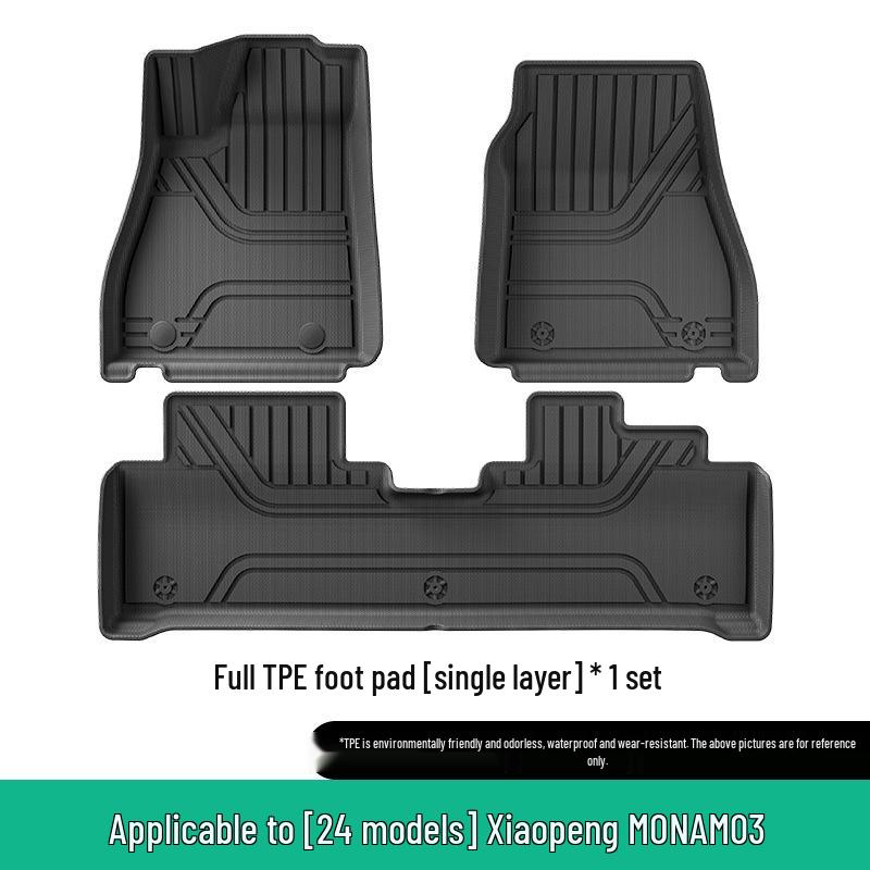 24 Xiaopeng MONA M03 Dirt-Resistant TPE Car & Trunk Mats