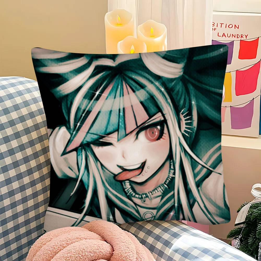 1 шт. Аниме D-Danganronpas-Милая наволочка Модная квадратная наволочка Спальня Диван Комната Ins Декор Отдых