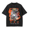 Zenless Zone Zero Unisex Washed Oversize TShirt Unisex Unisex Streetwear Y2k Cotton Anime Graphic Short Tshirt