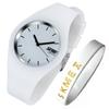 SKMEI Arm High School Student White Watch for Women Женские часы, водонепроницаемые, спортивные, силиконовые, милые, студенческие, простые, часы, женские часы,