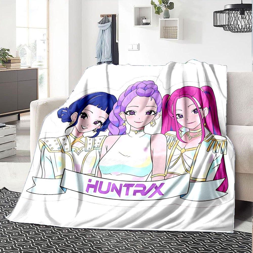 1pc hunter x (19) Blanket Soft Warm Throw for Home, Office, Travel All Season Cozy Bedding Gift, Office Cozy AccessoryB1