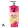 Elastine Perfumed Conditioner Love Me Peach and Freesia Fragrance, 600ml, 2 Units