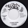 7inch Record LUCIANO - Thanks Given  NONE Zarek 2000 Jamaica Reggae, Ska & Dub Used