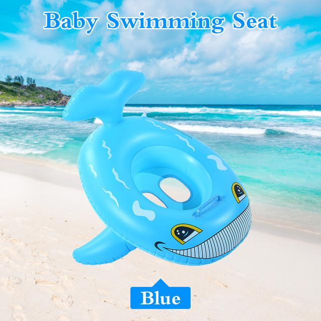 Детские кольца для бассейна, сиденье, милое надувное кольцо для плавания, сиденье для плавания, круг для плавания с двойной ручкой для детского бассейна для малышей