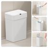 LYNLOO Automatic Trash Can with Lid 15L Slim Sensor Width X Depth 26 X Height 37cm Smart Trash Can 2 AA Batteries Touchless Trash Can Sealed