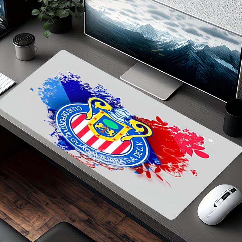 Коврик для мыши с принтом Club Deportivo Guadalajara, для клавиатуры, ноутбука, ПК, для офиса, дома, декор стола, идеальный подарок на день рождения для геймеров
