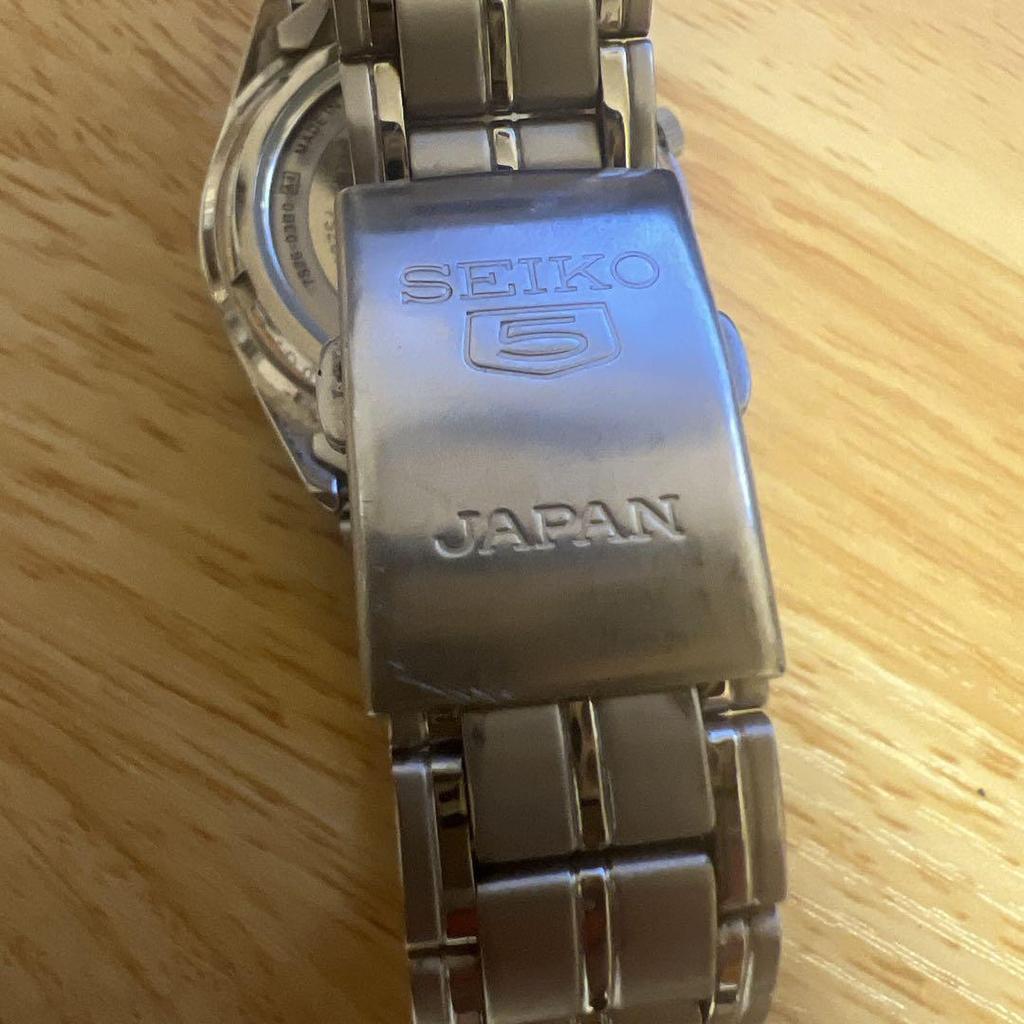 [USED] SEIKO Automatic Watch 21 Jewels Silver