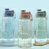 1500ML/50 Oz Large Capacity Cold Water Bottle BPA Free Leak-proof with Filter with Drinking Mark Make Sure You Have Enough Water