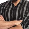 Мужская рубашка в полоску соответствующего цвета с отложным воротником, однобортный кардиган, приталенный тонкий, мягкий, дышащий, уличная одежда с длинными рукавами, мужской топ