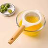Stainless Steel Flour Sieve Sugar Powder Juice Soybean Milk Foam Filter Fine Screen Wooden Handle Household Kitchen Baking Tools