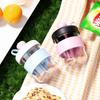 Leak-Proof Ice Coffee Cup Non-slip Cup Sleeve Straw Cup Portable Glass Water Bottle  Refrigerator
