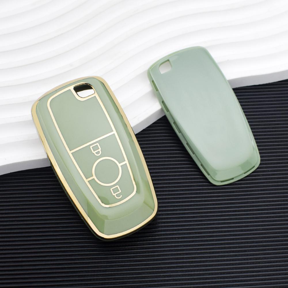 2 Buttons TPU Car Key Case Cover for Ford Explorer Mustang Fusion Escape F150 F250 F350 F450 F550 Ford Raptor 2020 2021