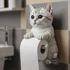 Милый тематический диспенсер для рулона туалетной бумаги для ванной комнаты, настенный, для хранения, из полимерного материала, компактный, экономящий место, домашний декор