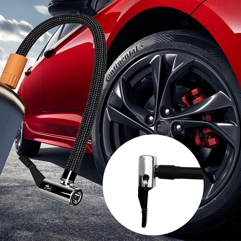 Удлинительный шланг для накачивания шин Интегрированный удлинитель для воздушного насоса Адаптер для вентиля шины Адаптер для шланга для накачивания шин Защита от протечек