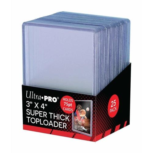 Ultra Pro Top Load Holder for Thick Cards (75 Points) Box (25 Cards)