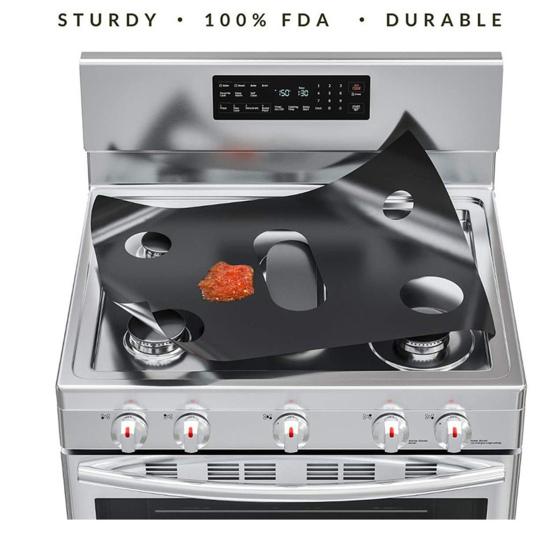 Отличная ультратонкая надежная многоразовая устойчивая к царапинам крышка плиты с 5 отверстиями для крышки домашней плиты