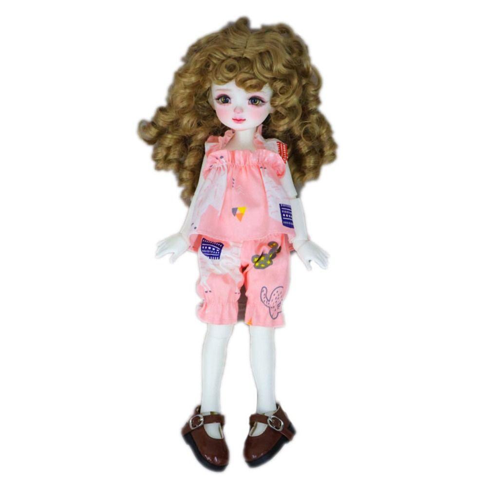 Retro 30cm Doll Clothes Cute Dress Pajamas Trendy Girl Toy Gift (Only Sell clothes)