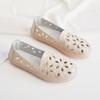 New Moccasins Women's Ballet Flats Summer Hollow Out Autumn Woman Loafers Leather Female Slip On Woman's Shoes Casual Size 35-43