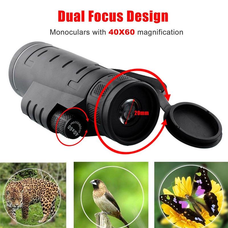 40X60 Zoom Telescope Phone Camera Lens telefon Monocular Mobile Lens для iPhone Samsung Redmi 7 Huawei сотовый телефон