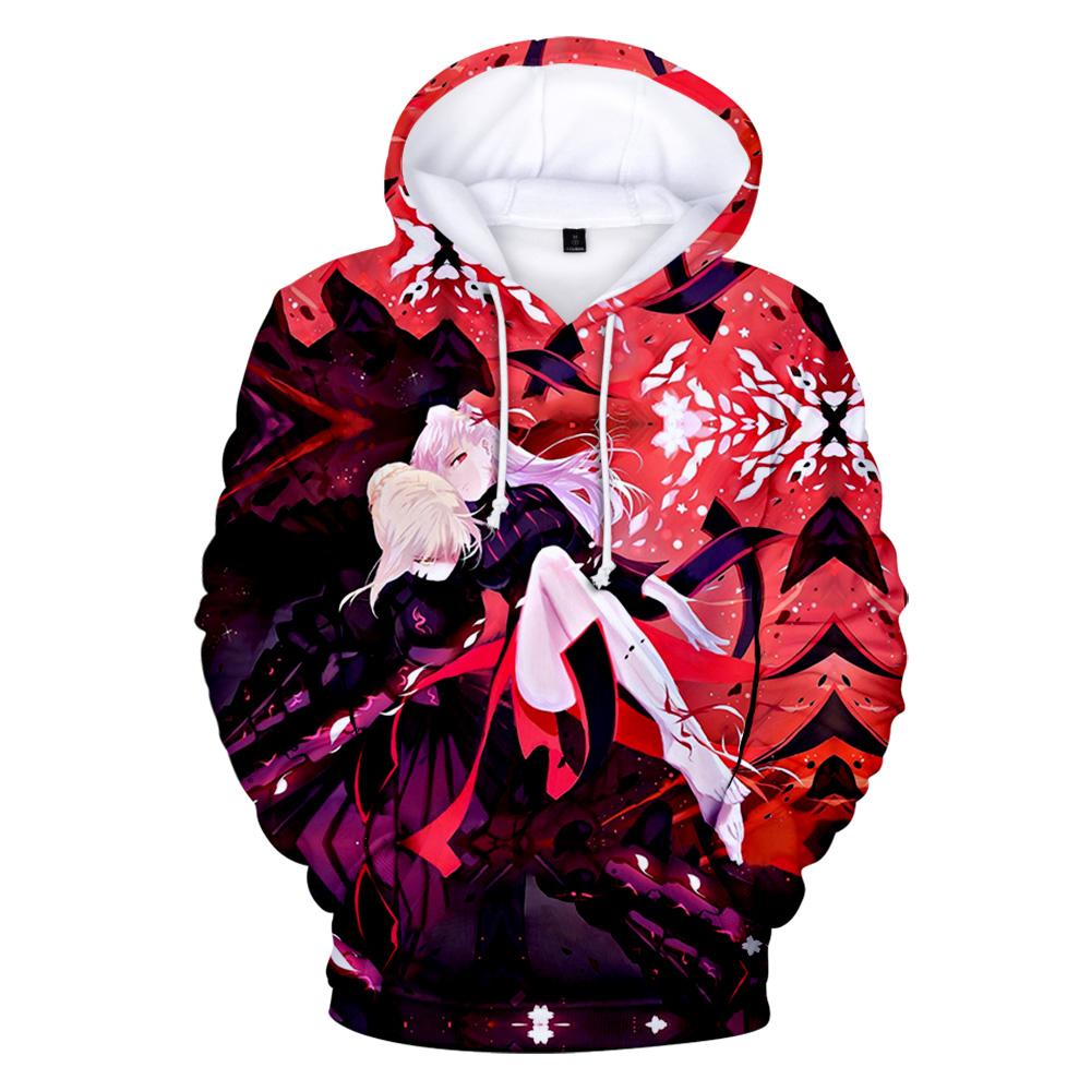 Fate Stay Night 3D Print Hoodies Men Women Casual Fashion Sweatshirt Hoodie Anime Harajuku Streetwear Pullover Hip Hop Tops Coat