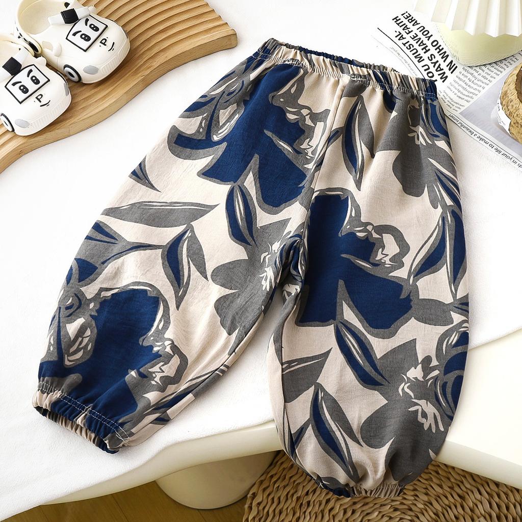 Children's Pants, Summer Pants for Boys and Girls, Breathable Anti-mosquito Pants, Baby Thin Children's Pants