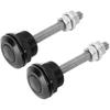2Pcs Universal Hood Pin Bonnet Lock Quick Release Push Button Bumper Clip Hood Pins (22mm)