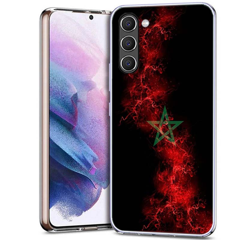 Чехол для телефона с флагом Марокко для Samsung A16 A26 A36 A56 A17 A37 A57 A07 A06 A02S A12 A22 A32 A52S A72 Galaxy A70 A50S A71 A51