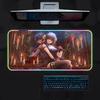 Kawaii S-spy X FamilyKawaii S-spy X Family Mouse Pad Gamer Luminescence Led Mouse Pad Gaming Table Rgb Deskmat Keyboard Pc Mouse