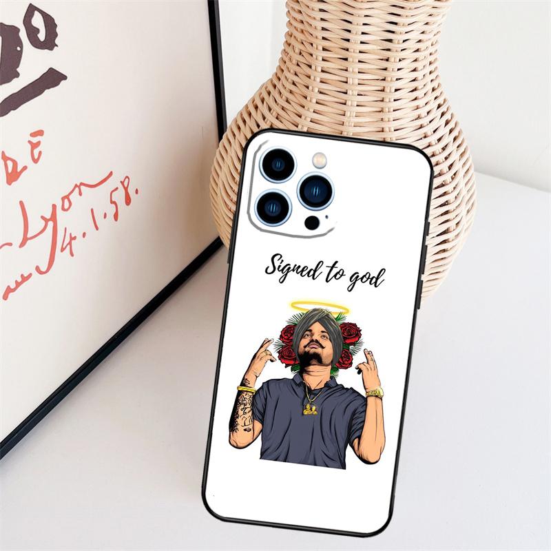Чехол для iPhone 16 15 Pro 14 Pro Max Plus 11 13 12 Mini X XS XR Sidhu Moose Wala