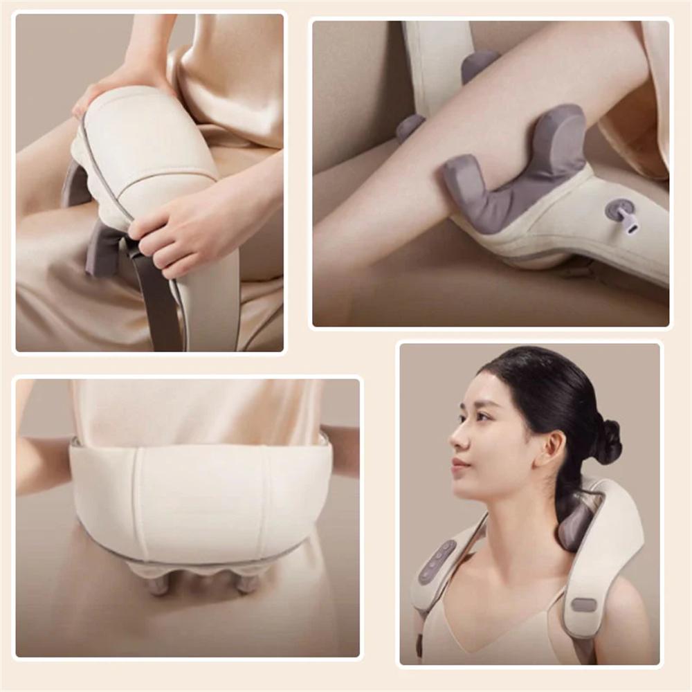 Neck And Shoulder Massager Shawl Kneading Spine Back Muscle Relaxer for Car Home Use Trapezius Neck and Shoulder Massage