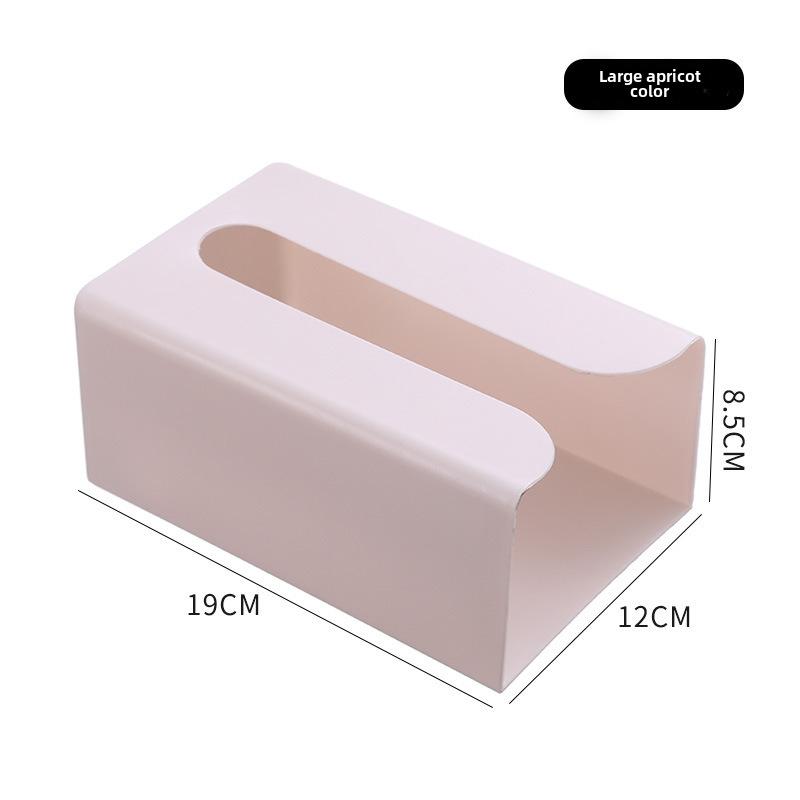 Пластиковая настенная коробка для салфеток, самоклеящаяся, без проколов, держатель для бумажных полотенец, перевернутый вверх дном, экономящий место контейнер для салфеток для ванной комнаты