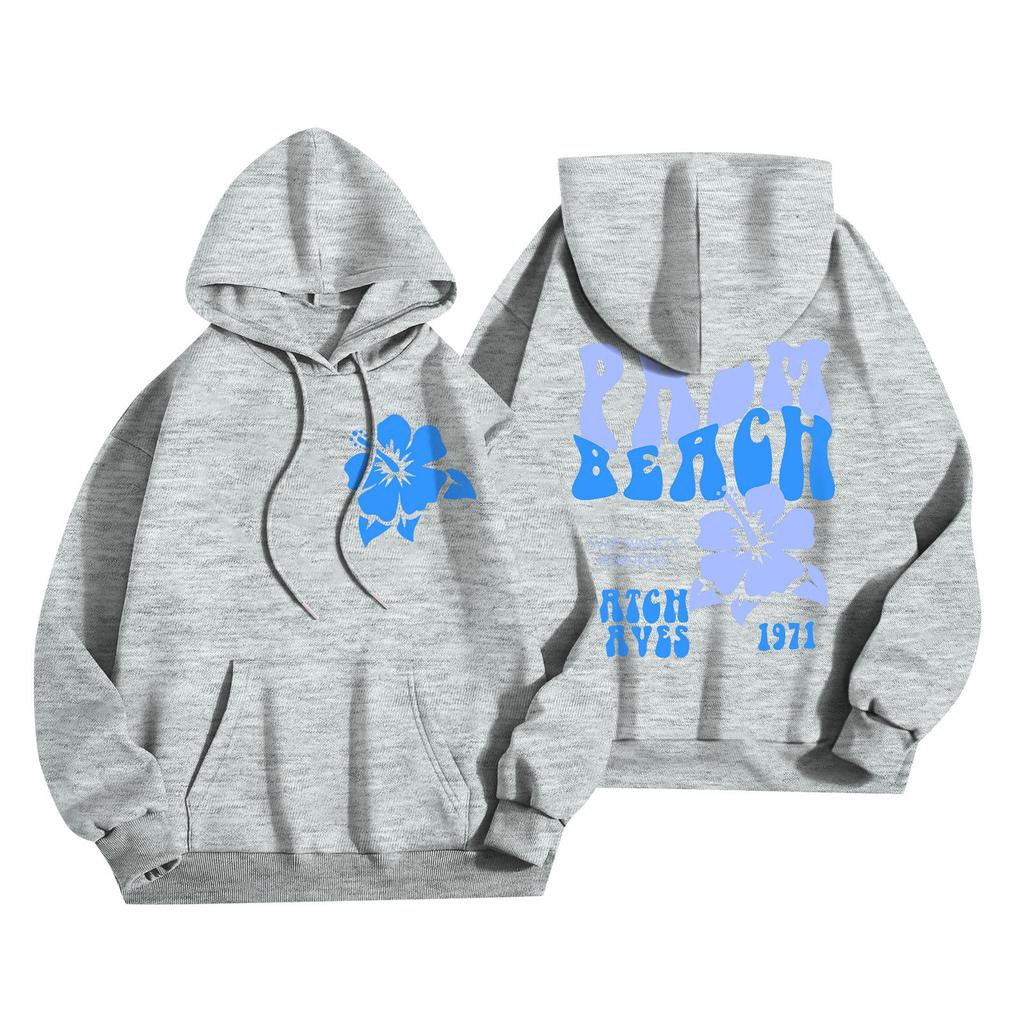 Толстовки для девочек-подростков с длинным рукавом и принтом букв, повседневные графические толстовки с капюшоном, пуловер с завязками, симпатичная толстовка большого размера