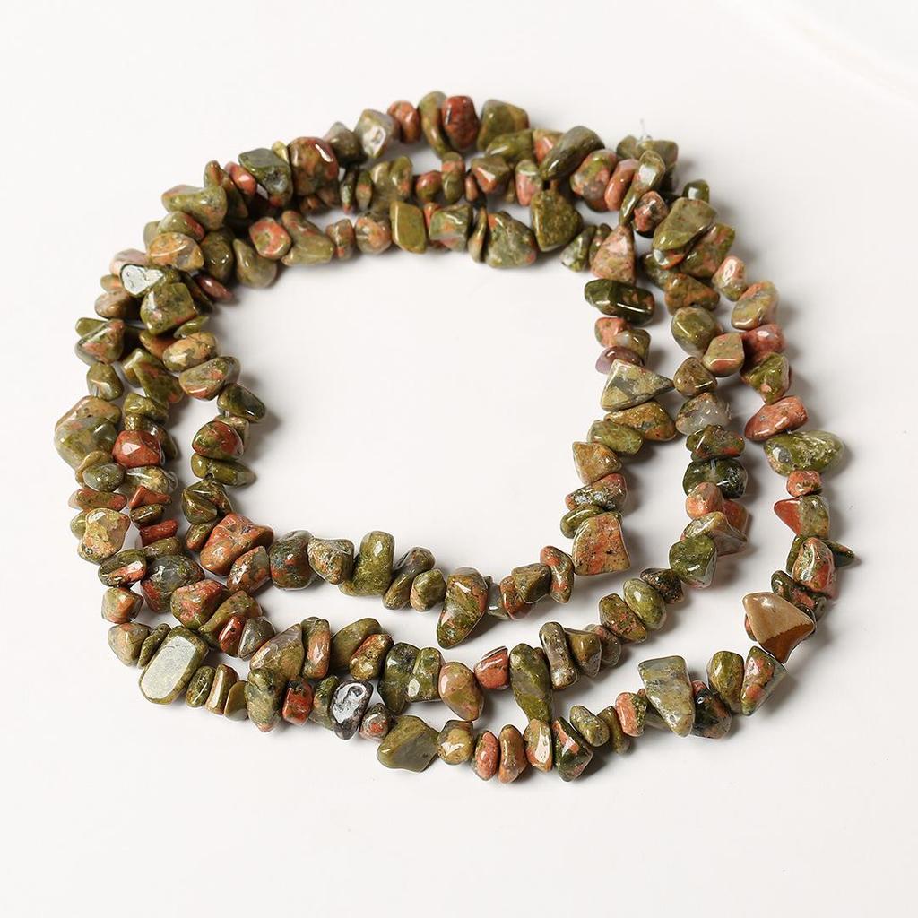 Ожерелье из натурального аметиста, 80 см - Полированные, Неправильные полоски для изготовления украшений и браслетов своими руками