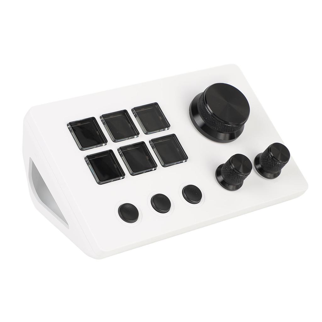 Визуальная клавиатура с ручками, 6 клавишами, ЖК-дисплей, настраиваемые кнопки, визуальная клавиатура для OBS для Twitch для OS X ПК