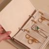 Премиальный кейс для хранения ювелирных изделий с множеством защитных отделений Сумка-органайзер для украшений для ожерелий, сережек, колец