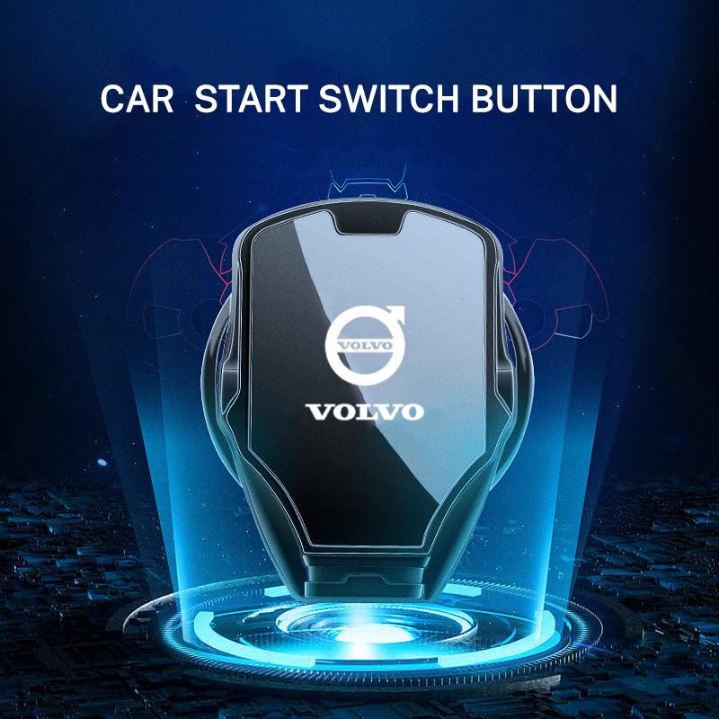 Накладка на кнопку Start-Stop двигателя автомобиля Для Volvo Rdesign V90 XC40 V60 S60 V70 XC60 T6 S90 Polestar XC90 V40 S80 V50 AWD S40