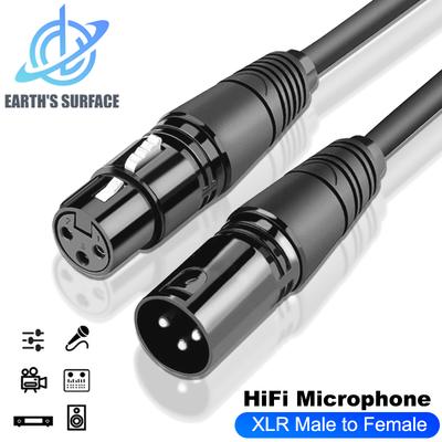 3-контактный XLR-кабель Аудиокабель XLR «папа» — XLR «мама» Удлинительные микрофонные кабели для микшеров, усилителей, микрофонов-пушек Сбалансированная XLR-линия