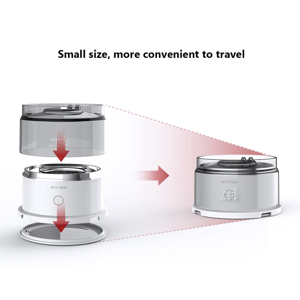 Automatic Drip Coffee Maker Portable Mini Coffee Machine 304 Stainless Steel Coffee Brewer for Camping Travel Office