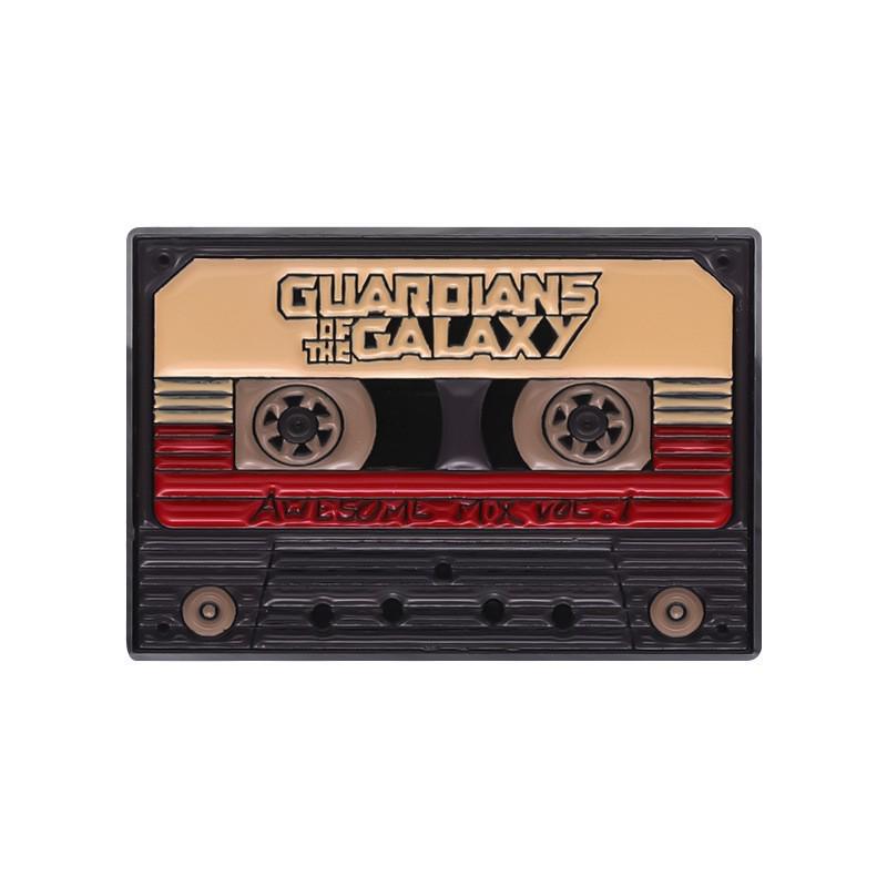 Металлический значок кассетного радио: Модная музыкальная серия аксессуаров для одежды на любой вкус