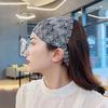 Sweet Wide Side Mesh For Girls Wash Face Women Hairbands Korean Head Wrap Lace Headband Leaves
