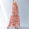 Sleeveless Plus Size Vintage Floral New In Dresses for Women Casual Loose Long Summer Dress