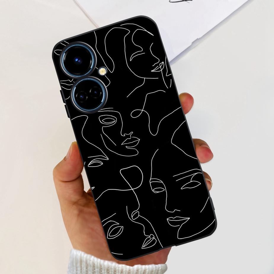 Чехол для Tecno Camon 19 Neo CH6i, новый модный окрашенный чехол, мягкий силиконовый чехол для телефона Tecno Camon 19 Pro 5G Camon19 Neo, бампер