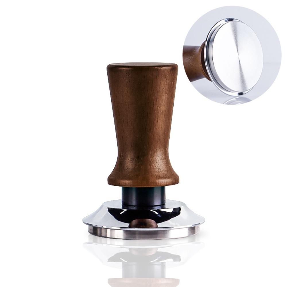 Self-rebounding Coffee Tamper Flat/threaded Bottom Coffee Powder Press  Expresso Accessories
