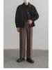 Men's Loose Fit Retro Woolen Lapel Jacket - Korean Autumn/Winter Style