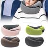 Adjustable Memory Foam Pillow U-shaped Camping Sleeping Cushion Portable Travel Neck Pillow