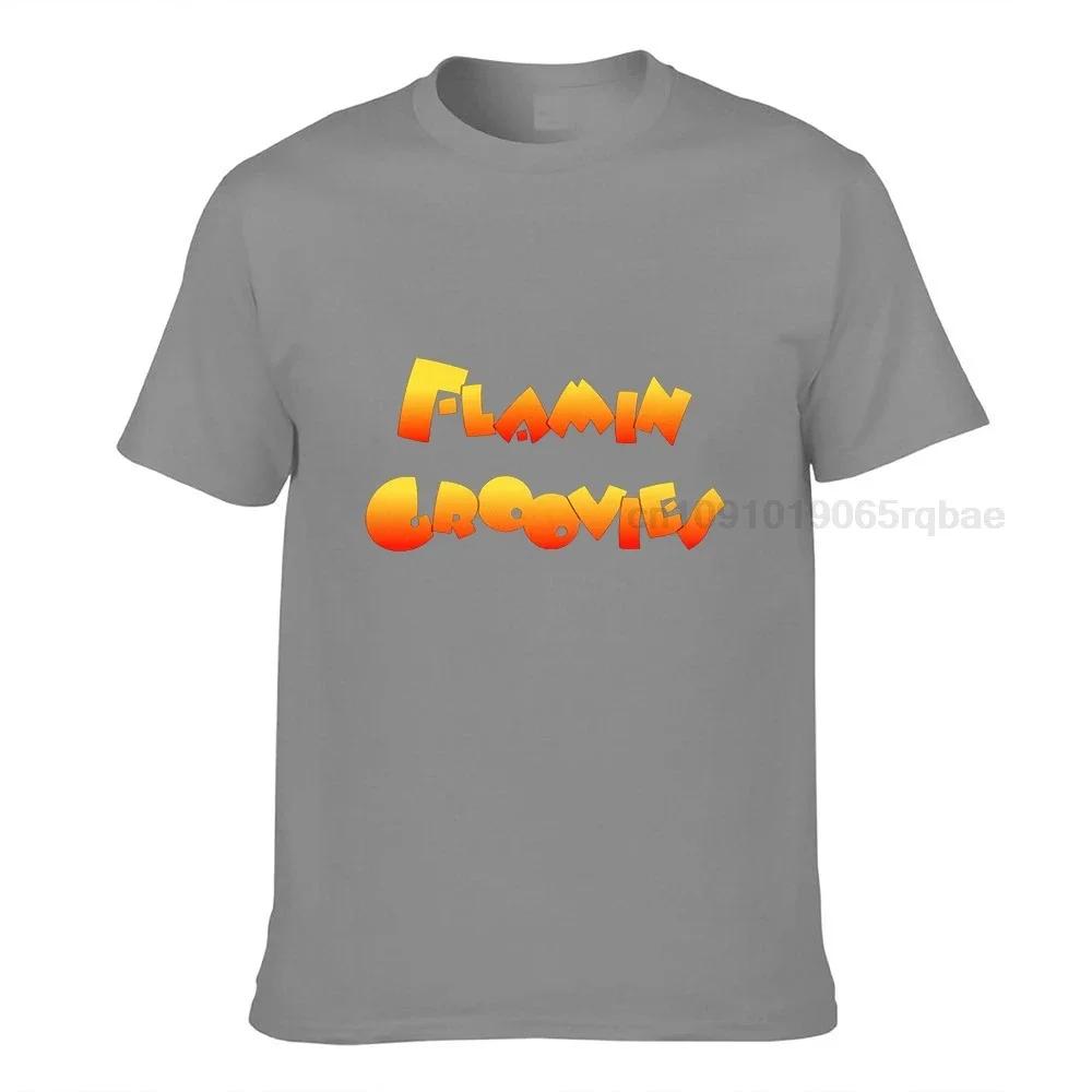 Футболка Flamin Groovies Groovies Greatest Grooves Rock Juice Футболка Grease 100% Хлопок Унисекс Футболка Унисекс
