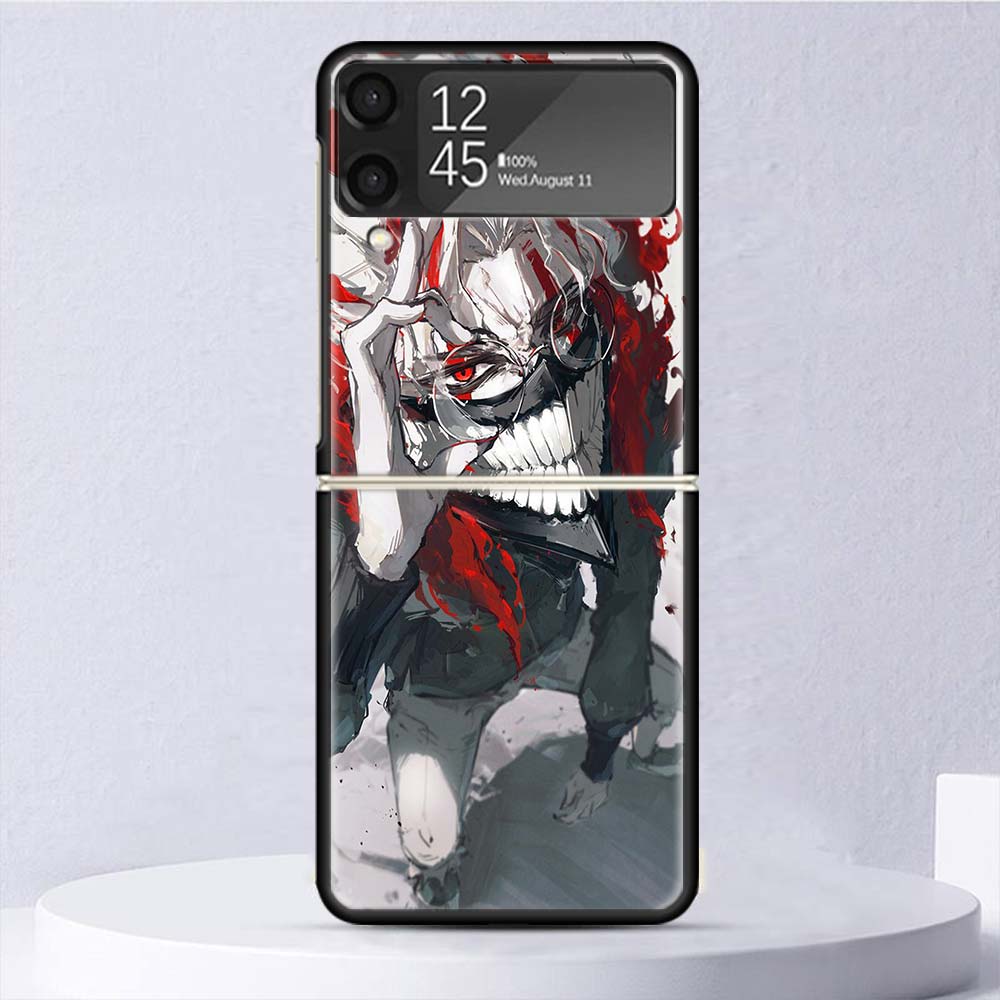 Аниме D-Dandadans Okarun Ударопрочный Чехол Для Samsung Galaxy Z Flip 7 6 5 4 3 5G Чехол для Телефона Z Flip3 Flip4 Flip5 Flip6 Flip7 Shel