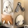 Punch-Free Suction Cup Lid Holder Suction Cup Rotatable Pot Lid Rack Pot Lid Holder  for Kitchen