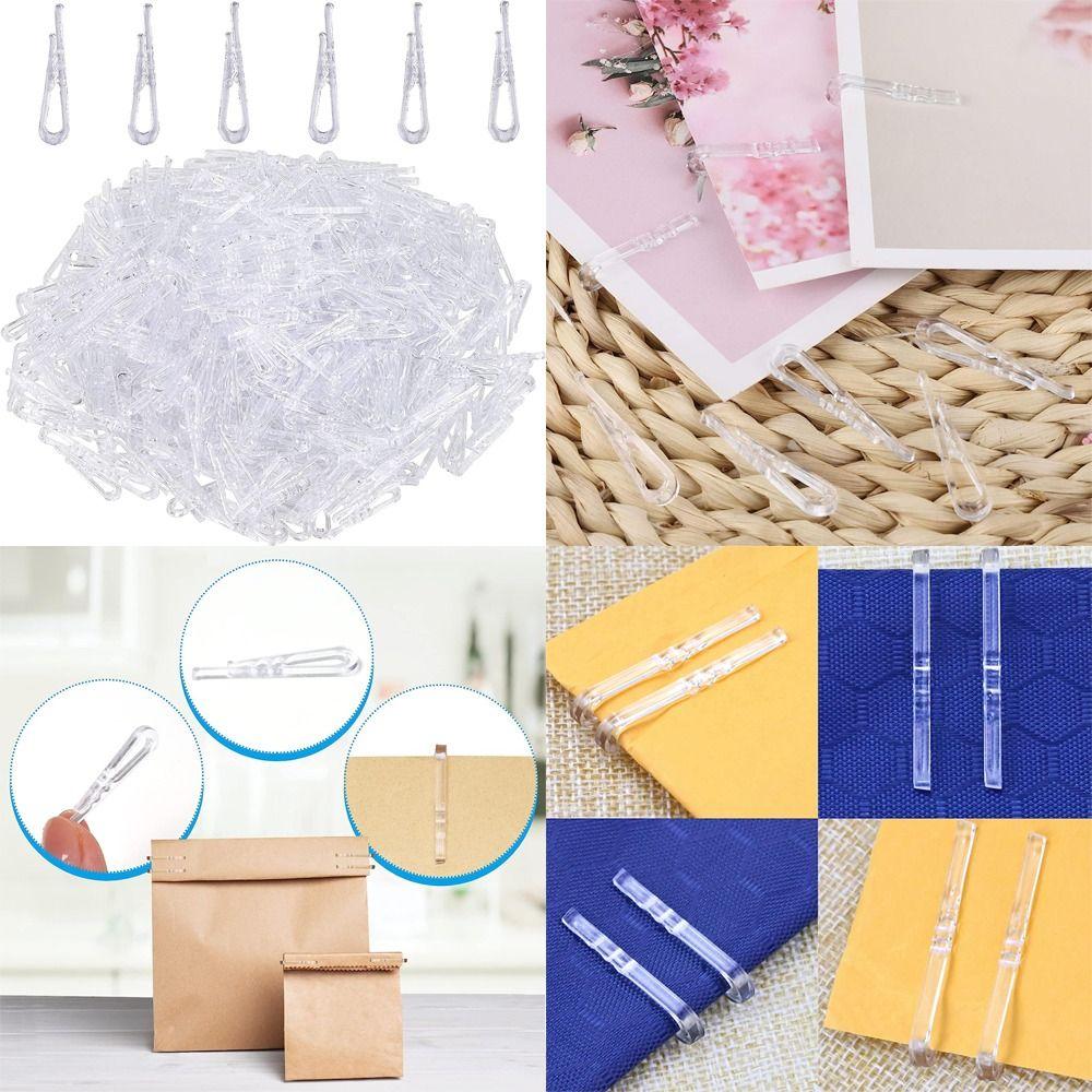 600 шт. 1,50"/38 мм прозрачные зажимы для рубашек U-образной формы складные зажимы изысканные зажимы-крокодилы одежда