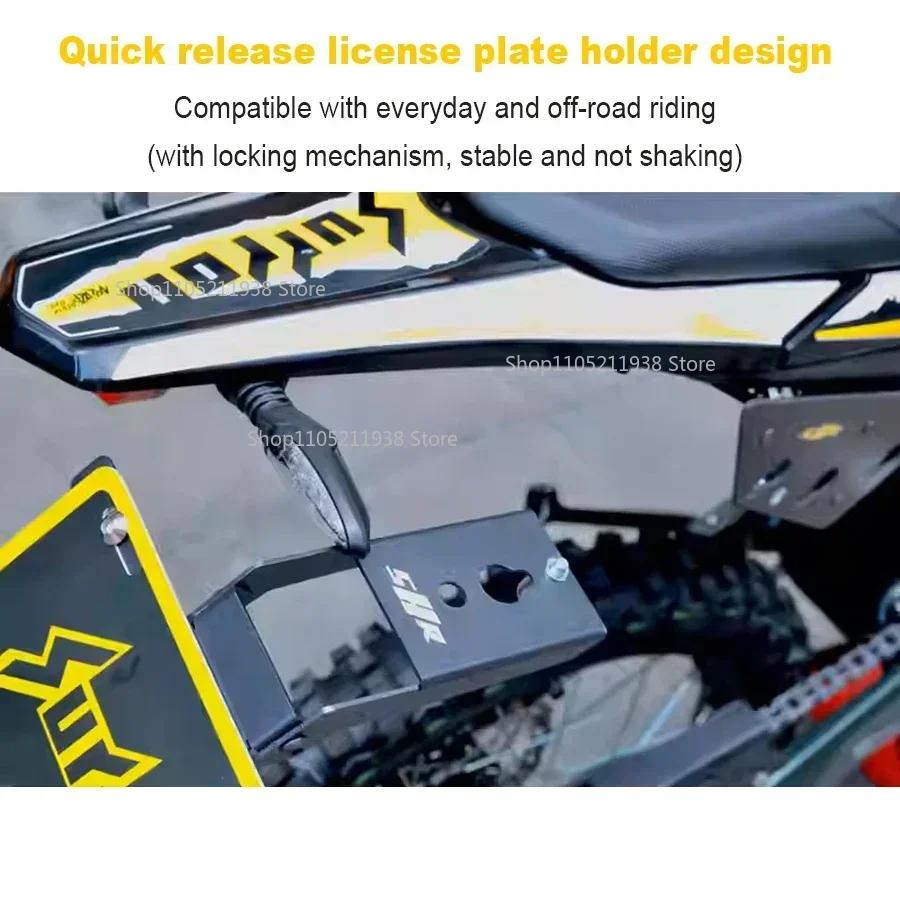 For Surron Ultra bee improved license plate bracket,improved backlight bracket kit,quick-release design,UB license plate bracket